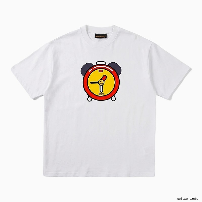 DREW Cartoon Style White T-shirt