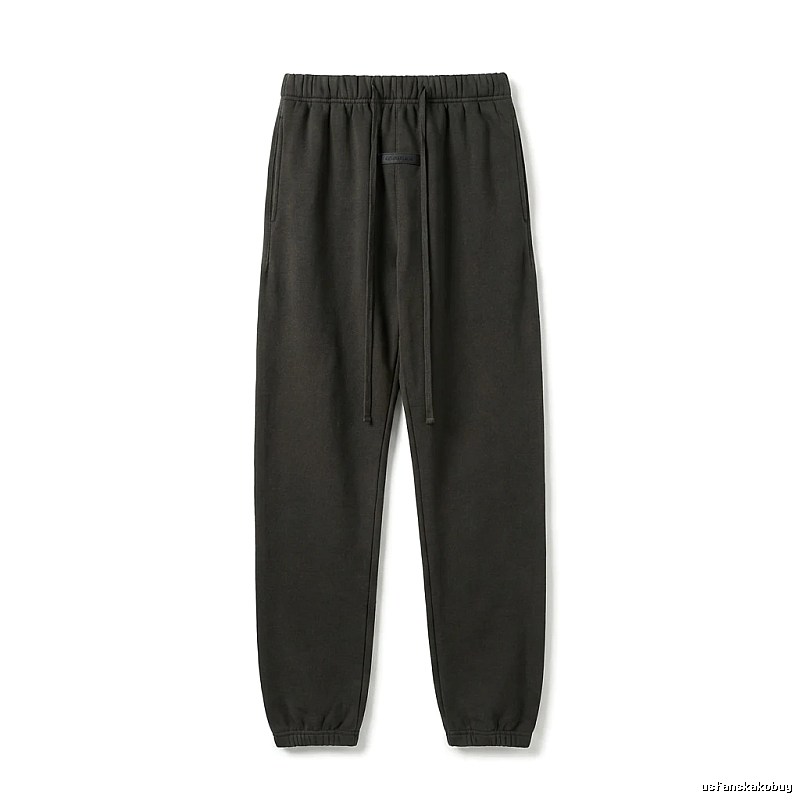 ESSENTIALS Basic Casual Black Pants