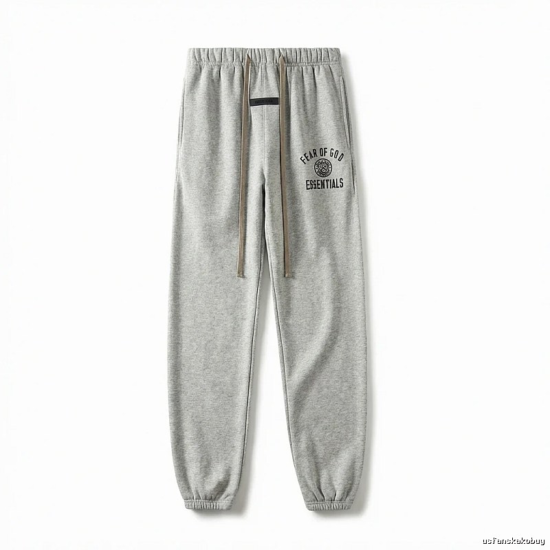 ESSENTIALS minimalist light gray sweatpants
