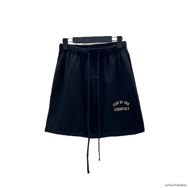 ESSENTIALS minimalist style black shorts