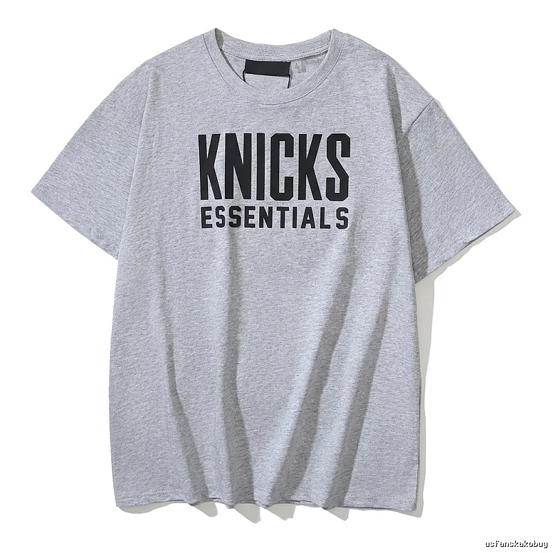 ESSENTIALS minimalist style grey T-shirt