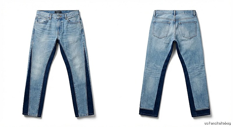 Gallery Dept. Color - Blocked Retro - Style Jeans