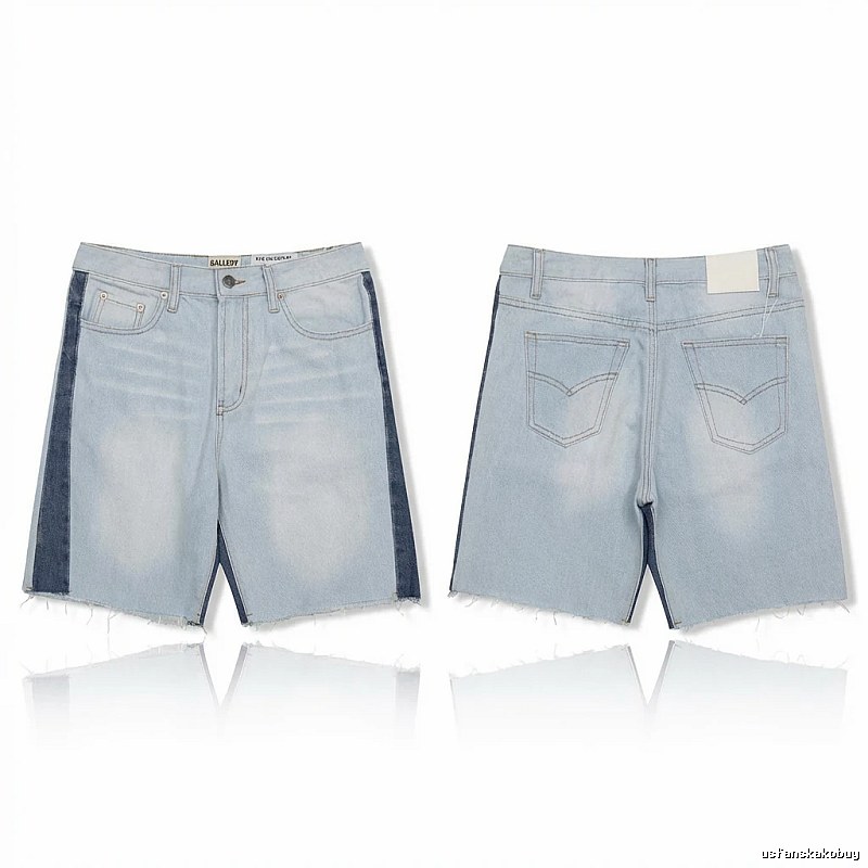 Gallery Dept denim-style light blue shorts