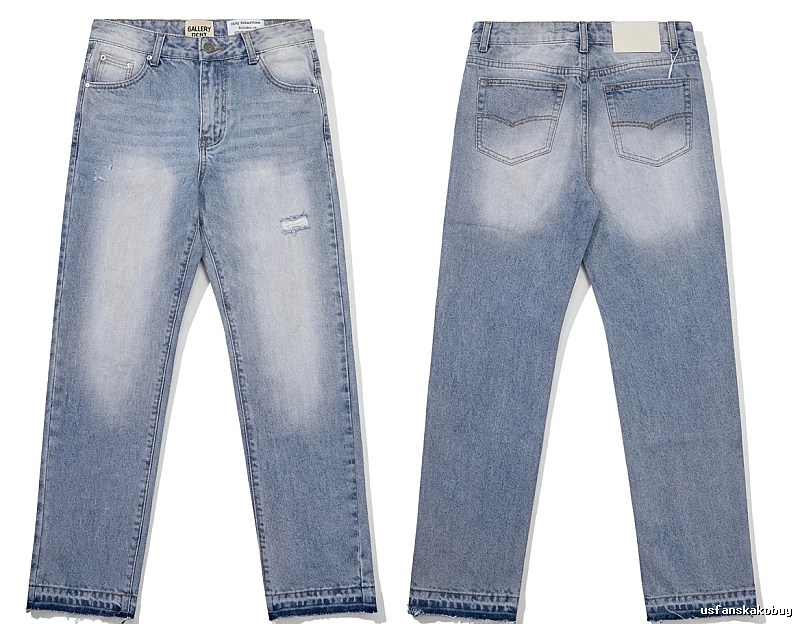 Gallery Dept. distressed light blue jeans