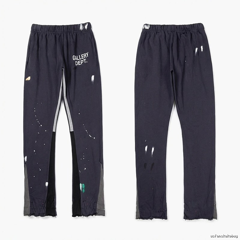 Gallery Dept Graffiti Style Black Pants