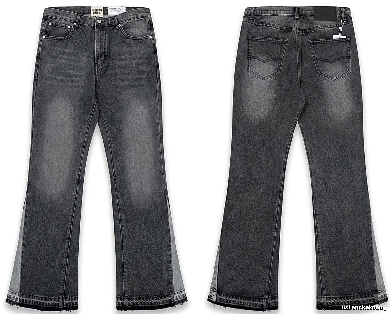 Gallery Dept. Ripped Retro Style Grey Pants