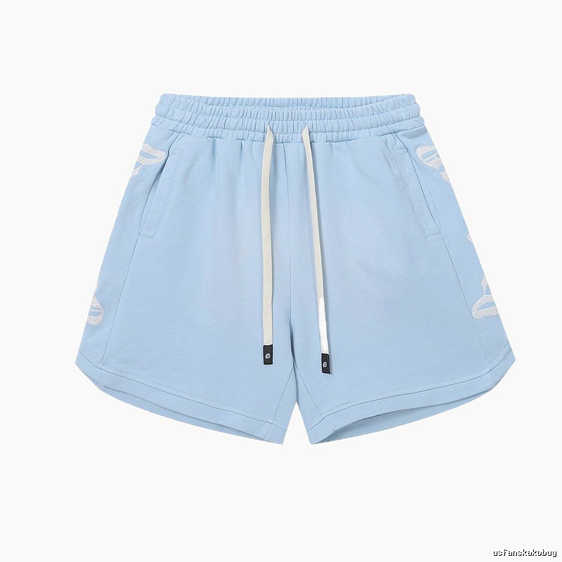 Godspeed Jacquard Street Style Light Blue Shorts