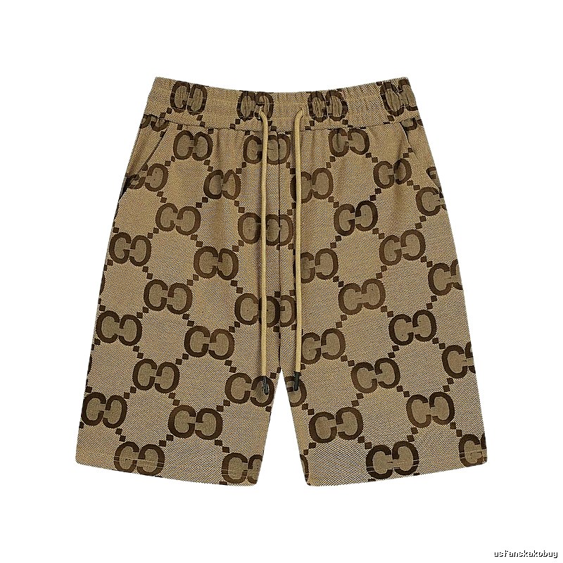 Gucci Double G Brown Retro Shorts
