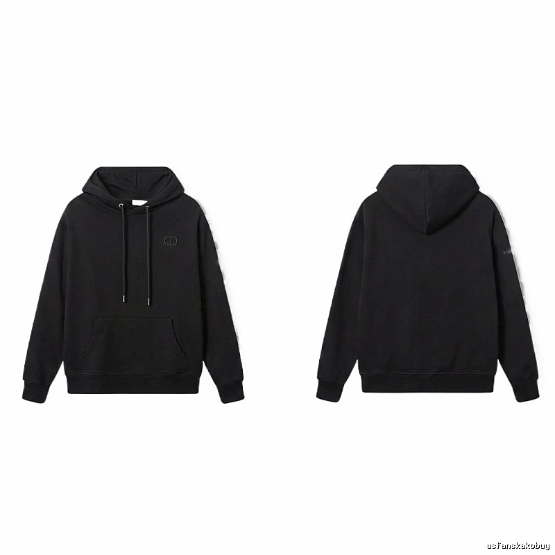 Gucci minimalist style black hoodie