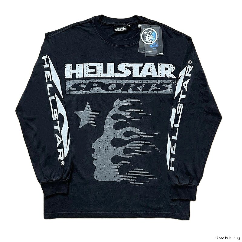 Hellstar Sporty Style Black Long Sleeve