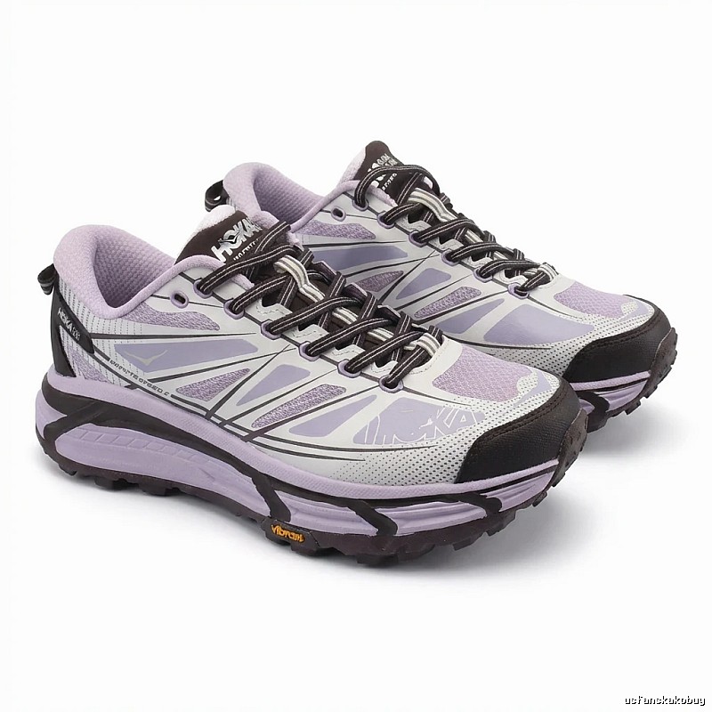 HOKA Trail Running Shoes in Grey-Purple