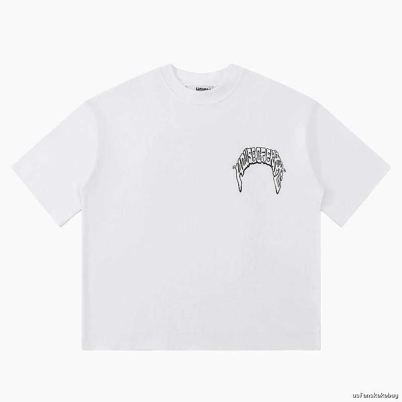 House of Errors Trendy White Short-sleeve Shirt