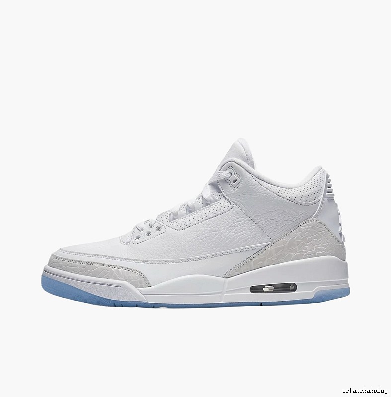 Jordan AJ3 Trendy White Shoes