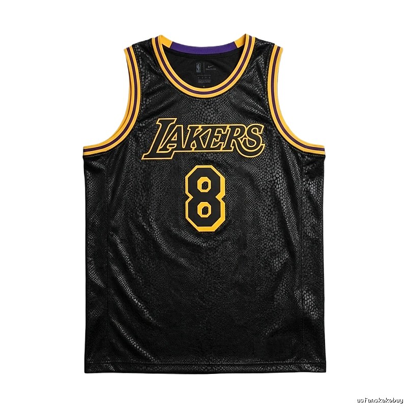 Kobe Lakers No. 8 black vest