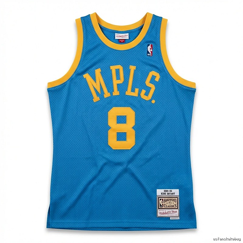 Kobe retro-style blue and yellow basketball vest