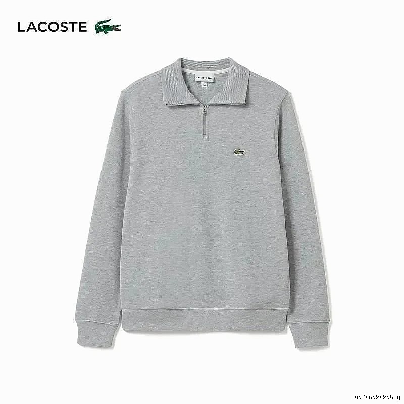 Lacoste Casual Quarter-zip sweatshirt Black Quarter Zip for Streetwear Looks