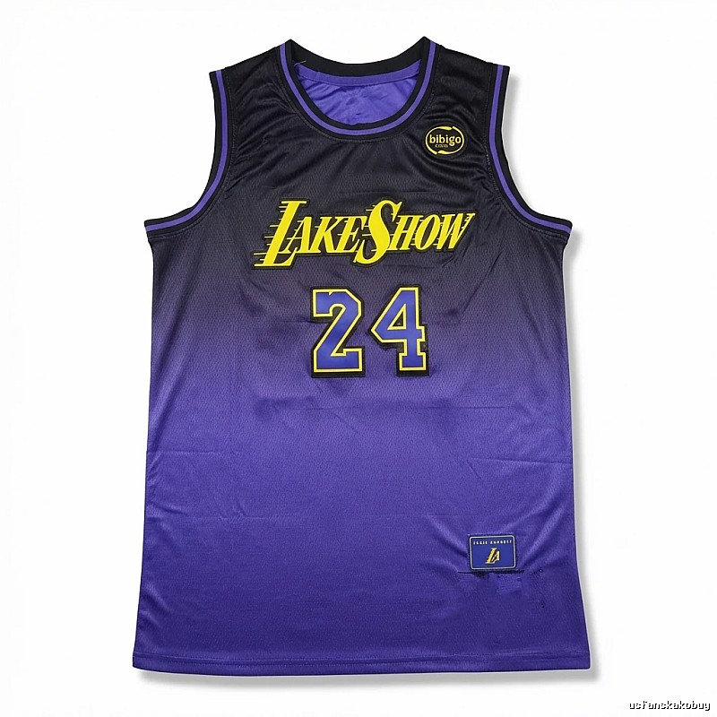 Lakers gradient-style basketball uniforms