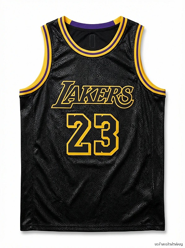 LBJ Lakers retro-style jersey