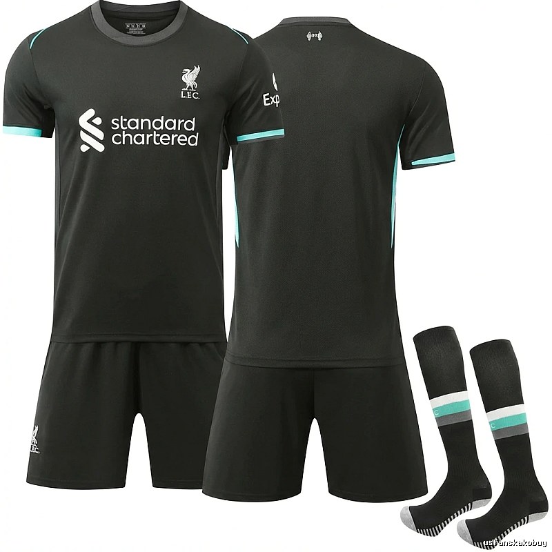 LFC sporty black jersey set