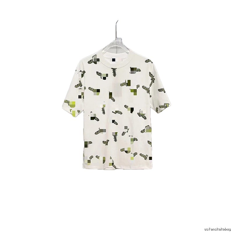 Louis Vuitton All-over Print Streetwear Style White T-Shirt