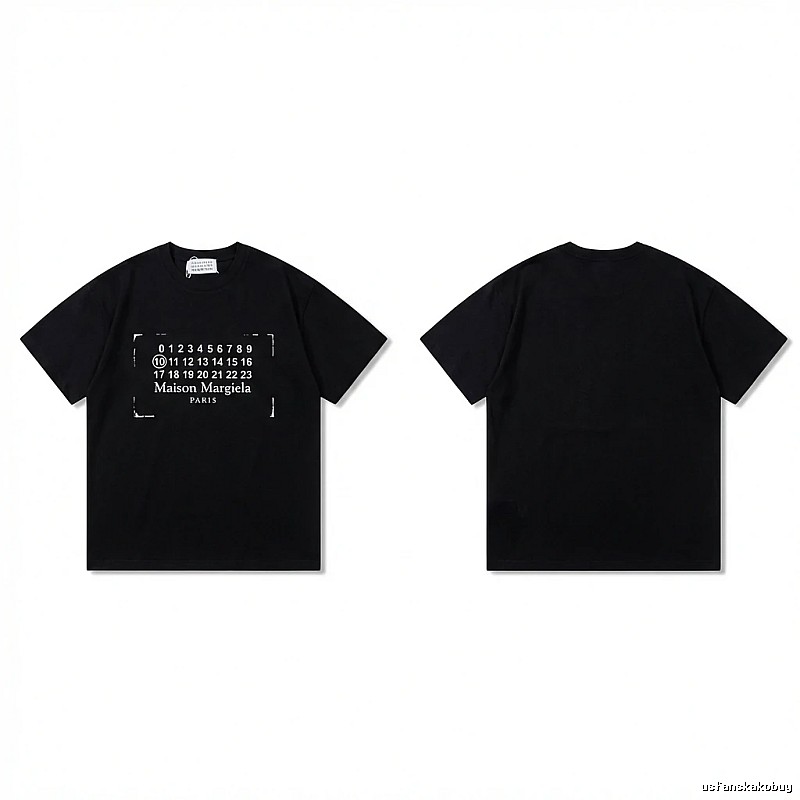 Maison Margiela Digital Style Black T-shirt