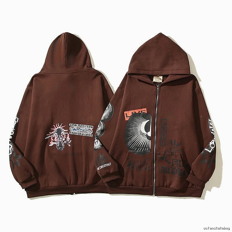 Mastermind Style W07 Zip Hoodie Casual Layering Skull