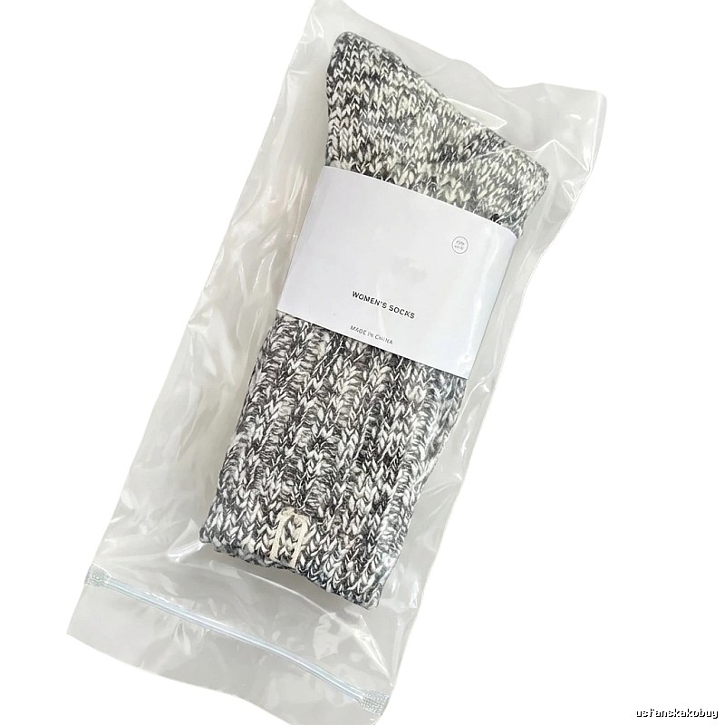 MiuMiu knitted retro-style grey socks