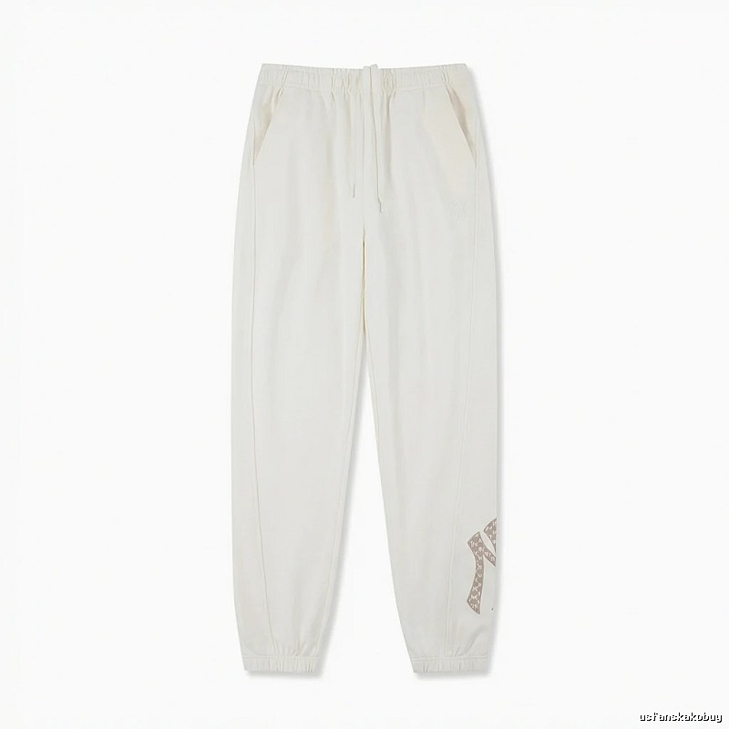 MLB casual style white sweatpants