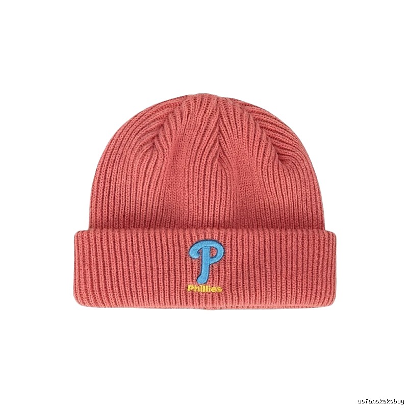 MLB Philadelphia team simple style pink hat