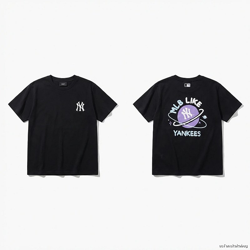 MLB Planet Style Black T-shirt