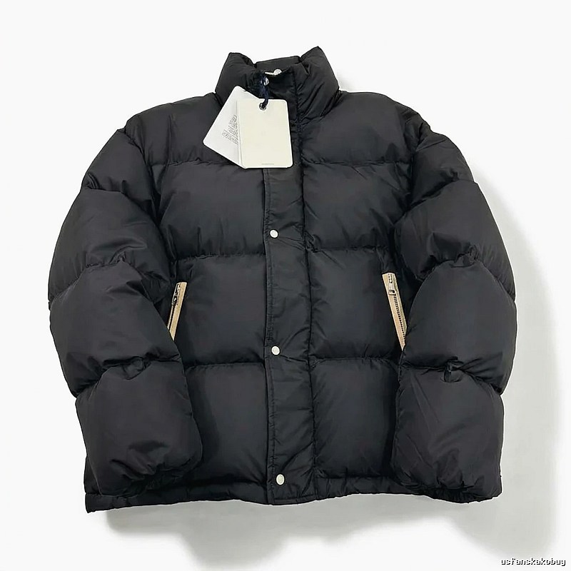 Moncler black short down jacket