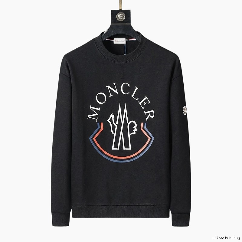 Moncler Classic and Stylish Black Sweatshirt