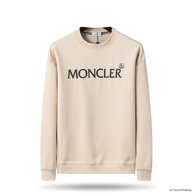 Moncler minimalist beige sweatshirt