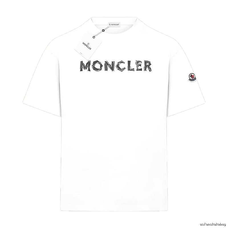 Moncler Simple and Fashionable White T-shirt