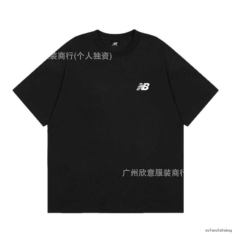 New Balance Basic Casual Black Short Sleeve T-Shirt