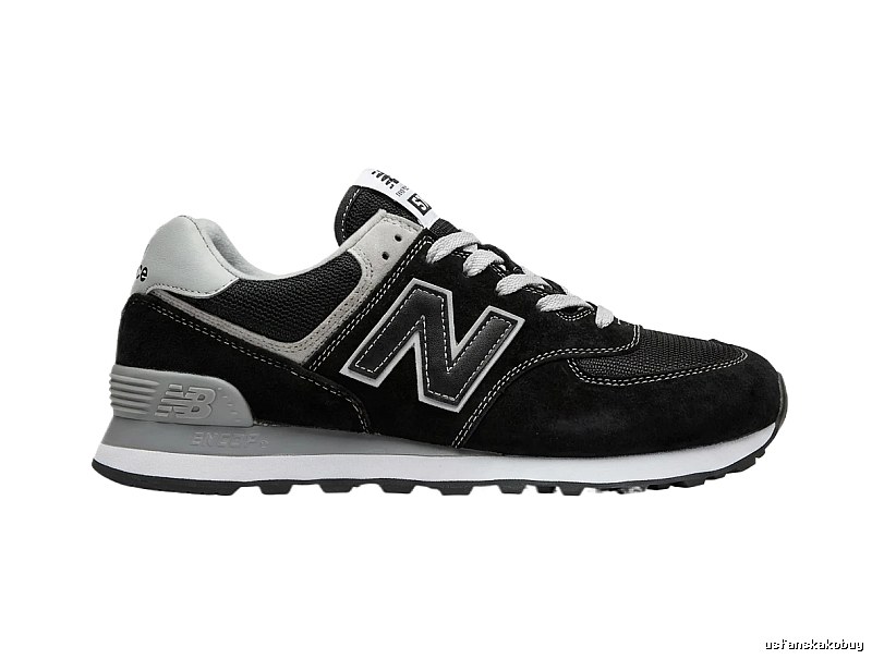 New Balance retro black and grey sports shoes