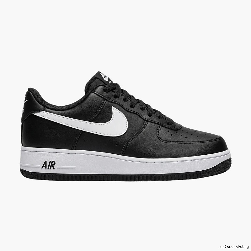 Nike Air Force 1 black and white trendy sneakers