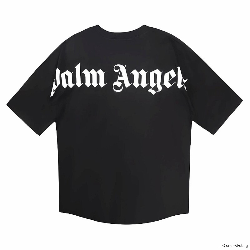 Palm Angels Patterned Logo T-shirt White Palm Tree with Signature Styling
