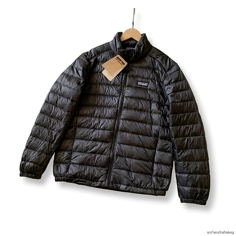 Patagonia lightweight and warm black down jacket