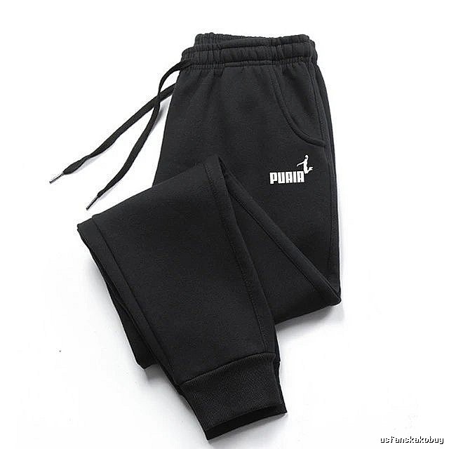 Puma Travel Sweatpants Black Drawstring Sweatpants with Modern Look