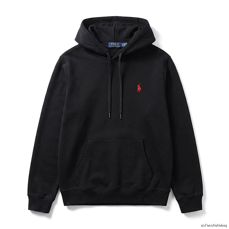 Ralph Lauren Polo hooded black sweatshirt