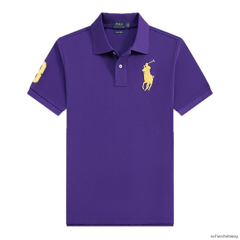 Ralph Lauren Polo Purple Classic Style Short-Sleeve