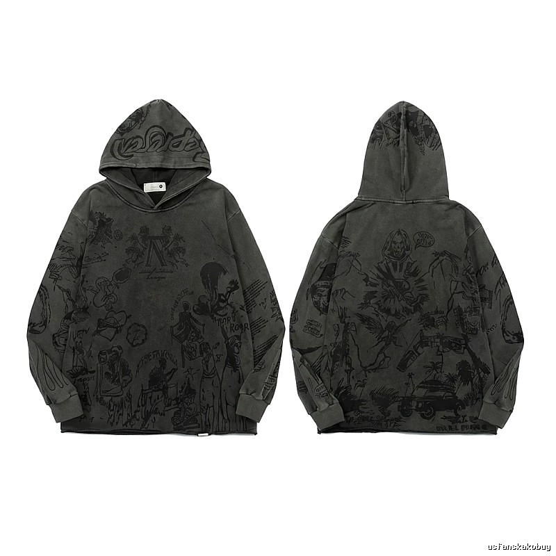 Represent Dark Retro Hoodie