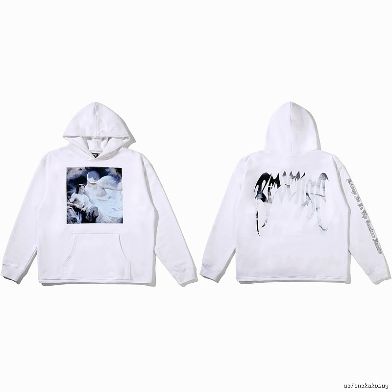 Revenge dark style white hoodie