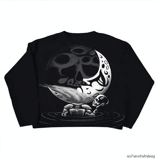 Sport Anime graphic sweater Black Knit Top for Warm Weather