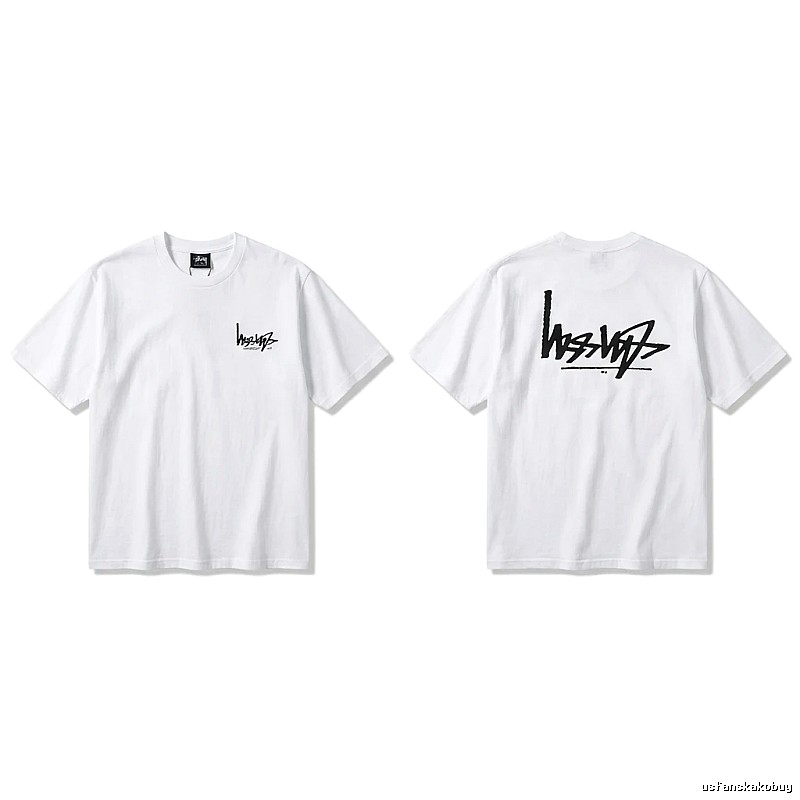 Stussy basic simple white T-shirt