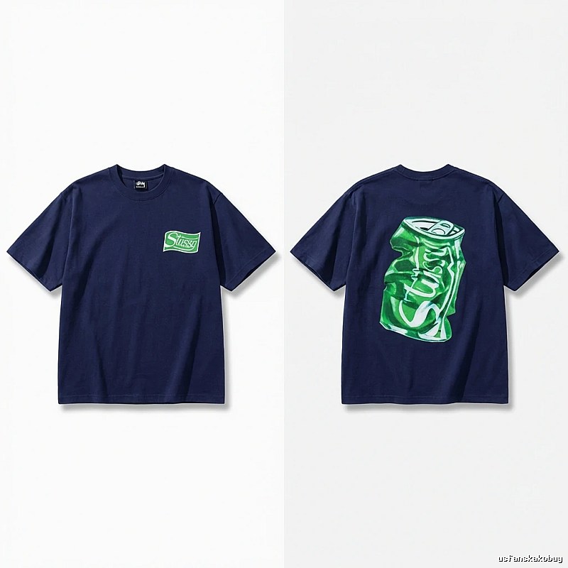 Stussy Cola Print Short-Sleeve T-Shirt