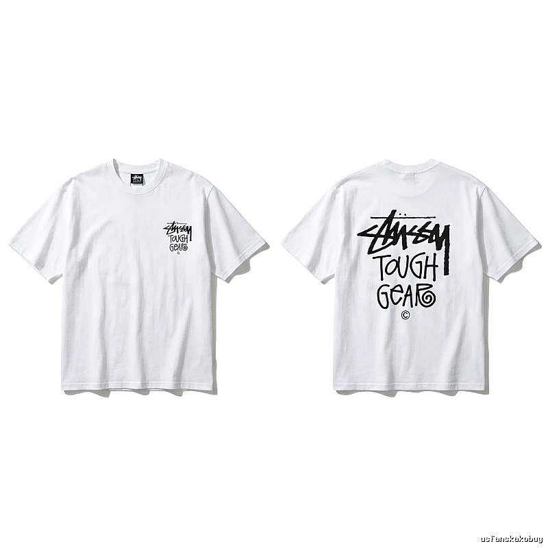 Stussy Graffiti Style White T-shirt