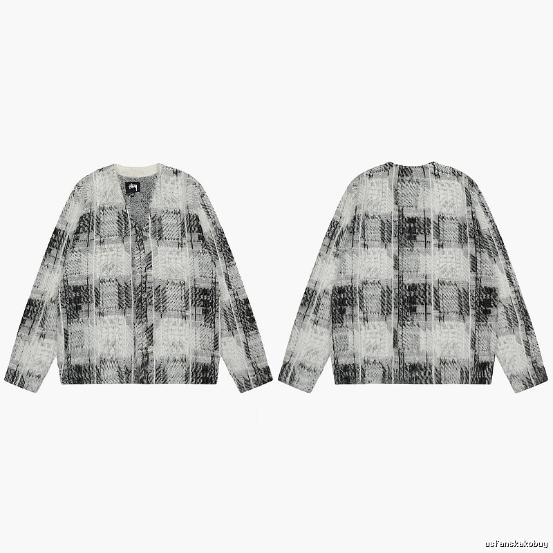 Stussy Gray Swirl Graphic SweatShirt Gift Ready