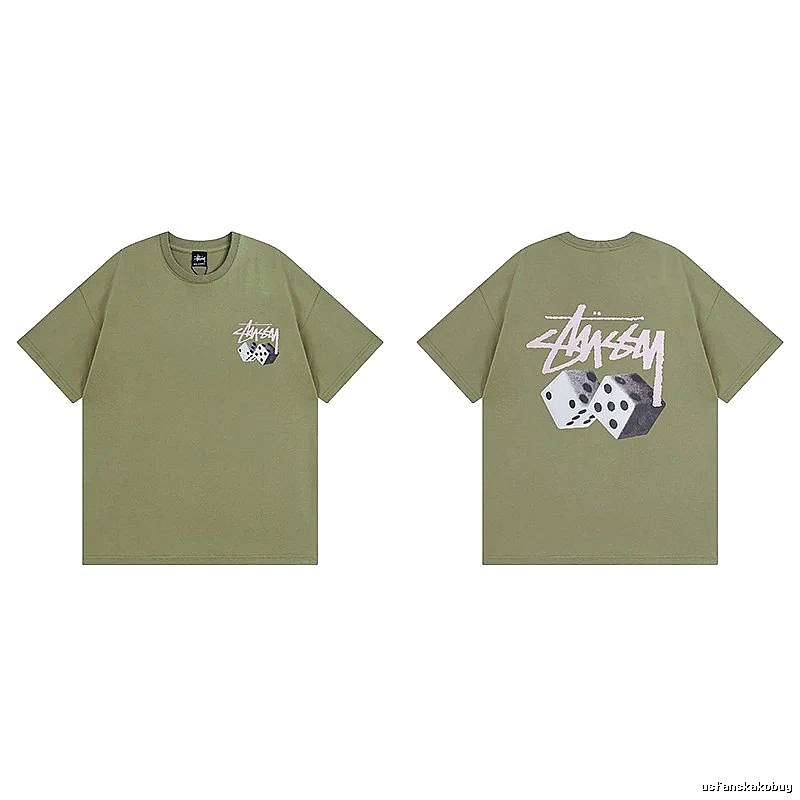 Stussy Green Spider Graphic T-Shirt Everyday Rotation Logo